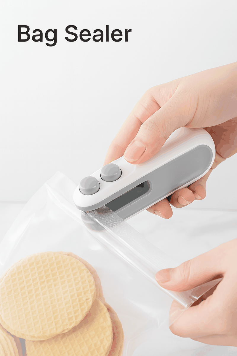 compact mini bag sealer for travel