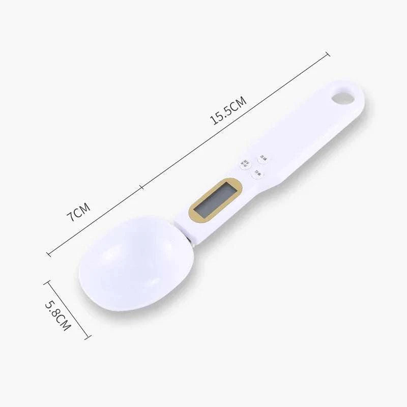 compact digital spoon scale for cooking, coffee and supplements